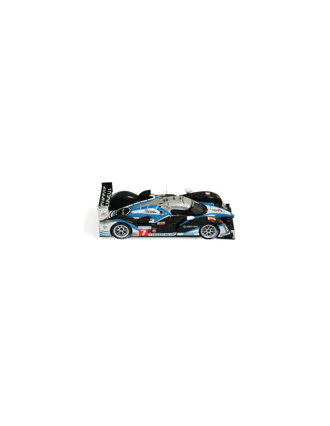 MINICHAMPS 150081207 Escala 1/18 | PEUGEOT 908 HDI N 7 2nd LE MANS 2008