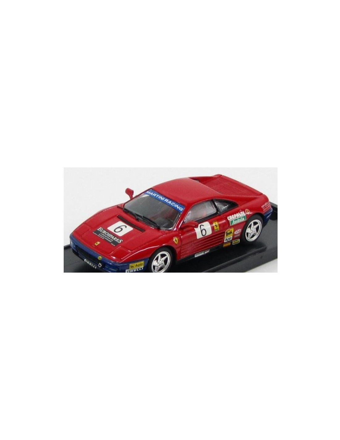 Miniature BBR 1/43 – Ferrari 360 Challenge – Blanche – Course – Collection