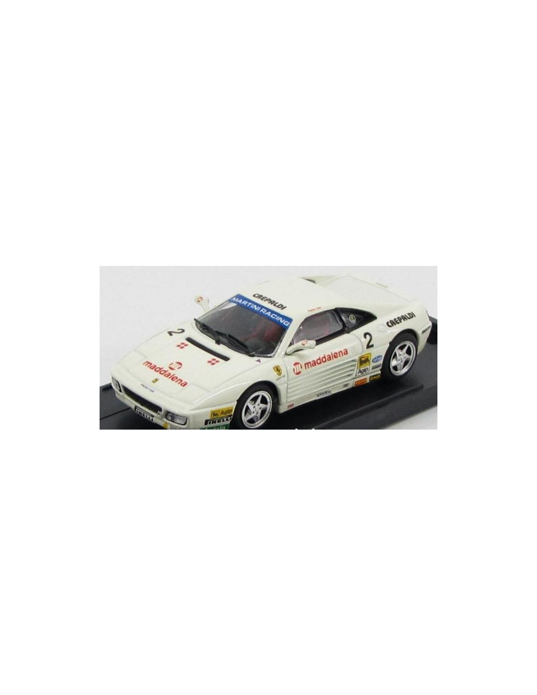 La mini miniera 1/43 Ferrari 348 Chall.93 Giuseppe Pelin Nuovo Scatola/Scatola e