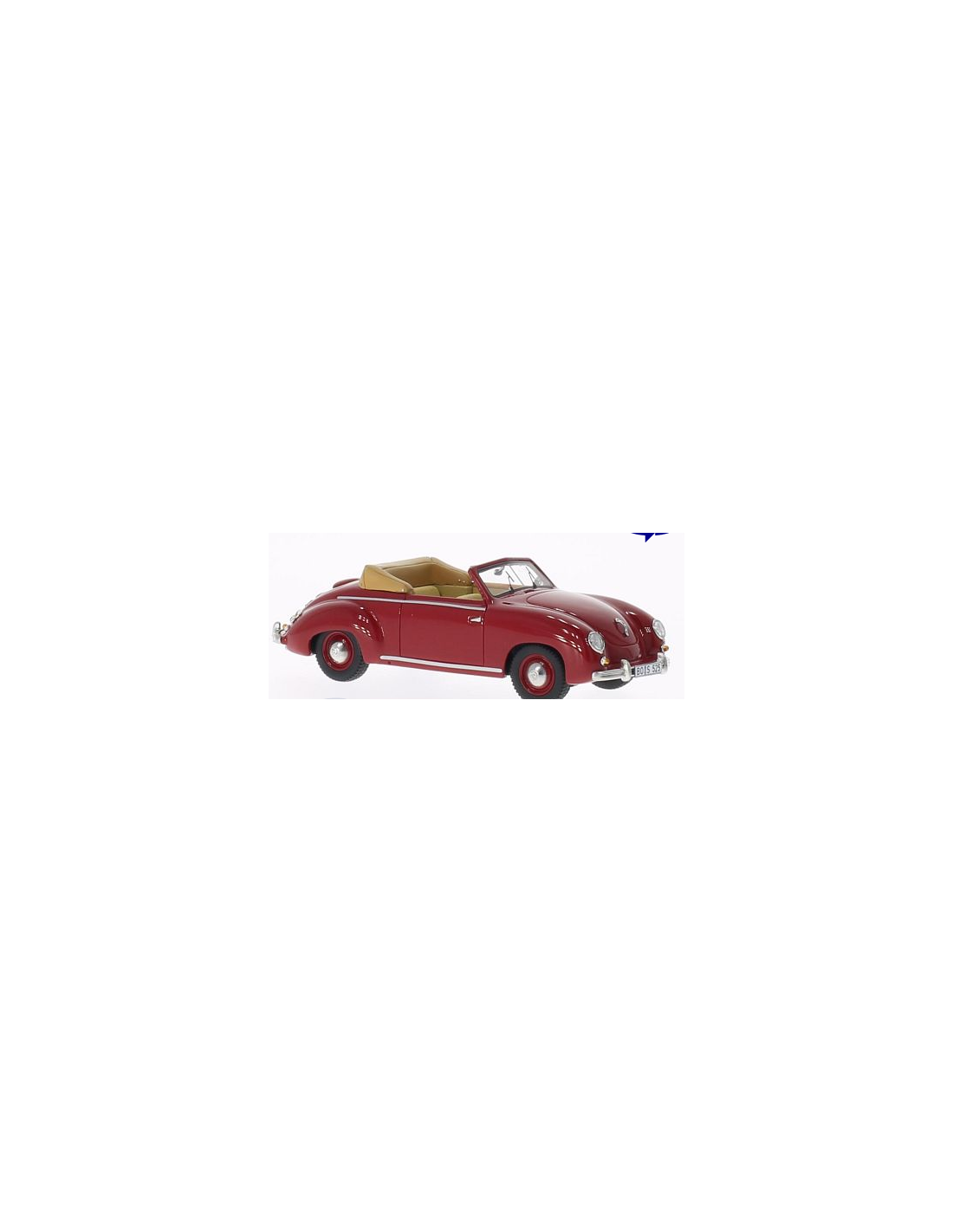 Neo Scale Models VW Dannehaur And Strauss Convertible 1951 Gris 1/43 - NEO47325 - NEUF