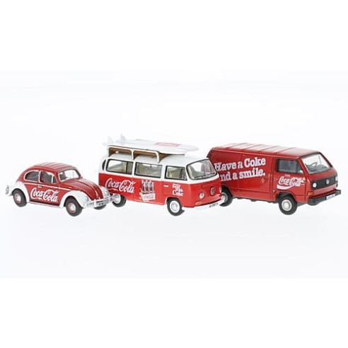 Volkswagen VW, 3er Set, 1/76