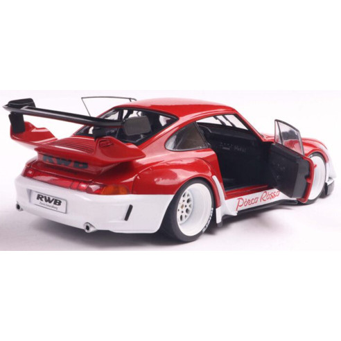 Porsche, 911 (993) RWB, Porco Rosso, 1/18