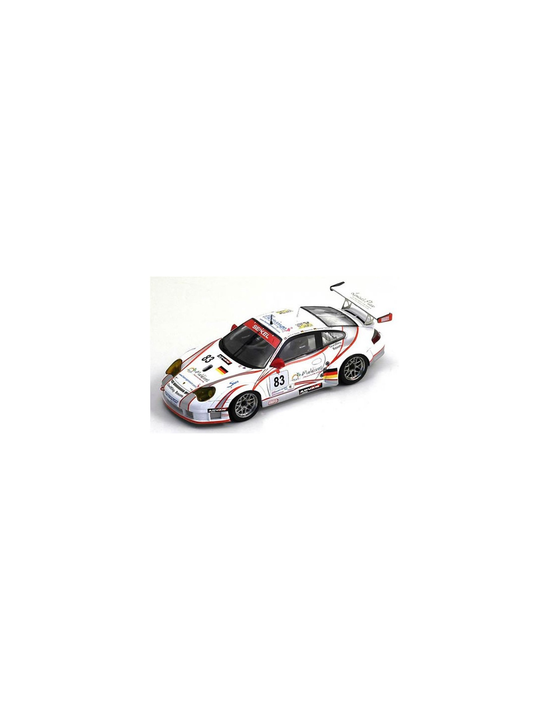 1/43 SPARK PORSCHE 911 GT3 Rsr Voiture #80 2006 24 Heures De Mans S0970
